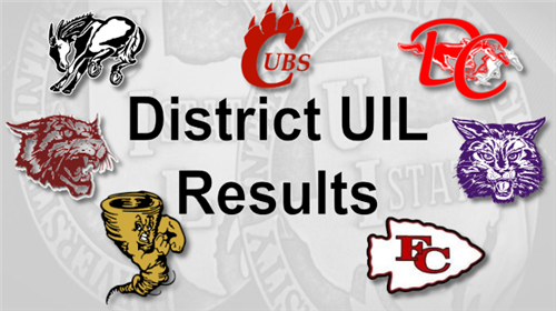 Ditrict UIL Results
